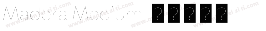 Madera Medium字体转换